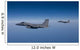 Two F-15 Eagles Fly Wall Decal Design 8