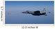 F-15 Eagle Fires Aim-9 Wall Decal