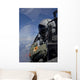 F-15 Pilot Looks over Wall Decal Design 2