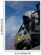 F-15 Pilot Looks over Wall Decal Design 2