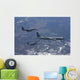 Two F-15 Eagles Conduct Wall Decal Design 4
