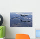 Five F-15 Eagles Conduct Wall Decal Design 4