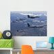 Five F-15 Eagles Conduct Wall Decal Design 4