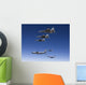 Five F-15 Eagles Conduct Wall Decal Design 2