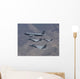 Three F-15 Eagles Conduct Wall Decal
