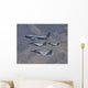 Three F-15 Eagles Conduct Wall Decal