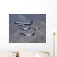 Three F-15 Eagles Conduct Wall Decal