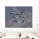 Three F-15 Eagles Conduct Wall Decal