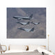 Three F-15 Eagles Conduct Wall Decal