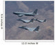 Three F-15 Eagles Conduct Wall Decal