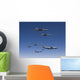 Five F-15 Eagles Conduct Wall Decal Design 1