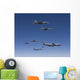 Five F-15 Eagles Conduct Wall Decal Design 1