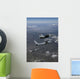 Two F-15 Eagles Conduct Wall Decal Design 3