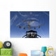 F-15 Eagle Pulls into Wall Decal Design 3