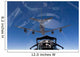 F-15 Eagle Pulls into Wall Decal Design 3