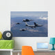 Kc-135r Stratotanker Refuels Three Wall Decal