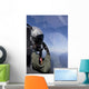 F-15 Pilot Looks over Wall Decal Design 1