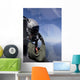 F-15 Pilot Looks over Wall Decal Design 1