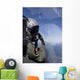 F-15 Pilot Looks over Wall Decal Design 1