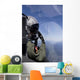 F-15 Pilot Looks over Wall Decal Design 1