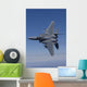F-15 Eagle Conducts Air-to-air Wall Decal