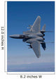 F-15 Eagle Conducts Air-to-air Wall Decal