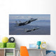 Two F-15 Eagles Conduct Wall Decal Design 1