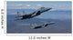 Two F-15 Eagles Conduct Wall Decal Design 1