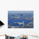 Five Ship Aircraft Formation Wall Decal Design 2