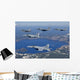 Five Ship Aircraft Formation Wall Decal Design 2