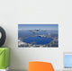 Five Ship Aircraft Formation Wall Decal Design 1