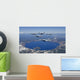 Five Ship Aircraft Formation Wall Decal Design 1