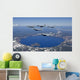 Five Ship Aircraft Formation Wall Decal Design 1