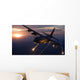 C-130 Hercules Releases Flares Wall Decal Design 2