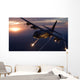 C-130 Hercules Releases Flares Wall Decal Design 2