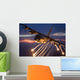C-130 Hercules Releases Flares Wall Decal Design 1