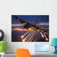 C-130 Hercules Releases Flares Wall Decal Design 1
