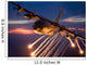 C-130 Hercules Releases Flares Wall Decal Design 1