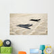 Two F-117 Nighthawk Stealth Wall Decal Design 2