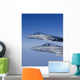 Two F-15 Eagles Fly Wall Decal Design 3