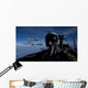 Three F-15 Eagles Fly Wall Decal