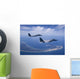 Two F-15 Eagles Fly Wall Decal Design 2
