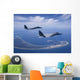 Two F-15 Eagles Fly Wall Decal Design 2
