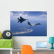 Two F-15 Eagles Fly Wall Decal Design 1