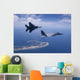 Two F-15 Eagles Fly Wall Decal Design 1