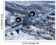 A-10c Thunderbolt Flies over Wall Decal Design 4