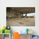 F-22 Raptor Parked Hangar Wall Decal Design 2