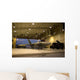 F-22 Raptor Parked Hangar Wall Decal Design 1