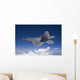 F-22 Raptor Flies around Wall Decal