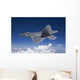 F-22 Raptor Flies around Wall Decal